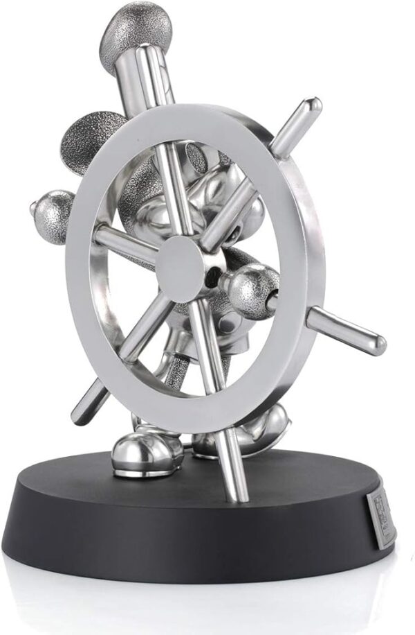 Royal Selangor Mickey Mouse Steamboat Willie Pewter Statue 90th Anniversary Collection - Image 3