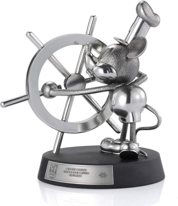 Royal Selangor Mickey Mouse Steamboat Willie Pewter Statue 90th Anniversary Collection - Image 5