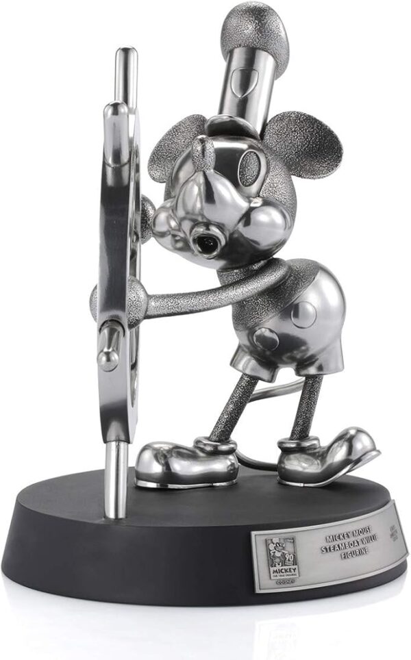 Royal Selangor Mickey Mouse Steamboat Willie Pewter Statue 90th Anniversary Collection - Image 4