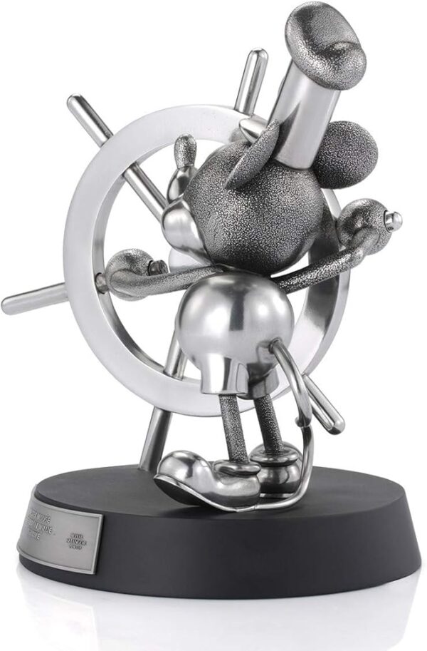 Royal Selangor Mickey Mouse Steamboat Willie Pewter Statue 90th Anniversary Collection - Image 7